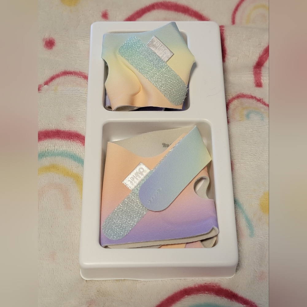 Pastel Rainbow owlet extra socks set